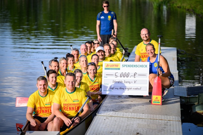 Sachsenlotto-Möglichmacherin Tina Dietze bringt Glück