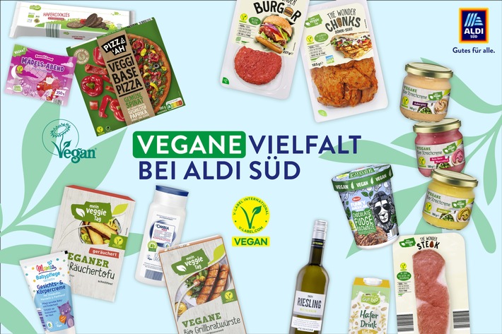 ALDI SÜD: Anzahl der veganen Produktsorten steigt auf über 950