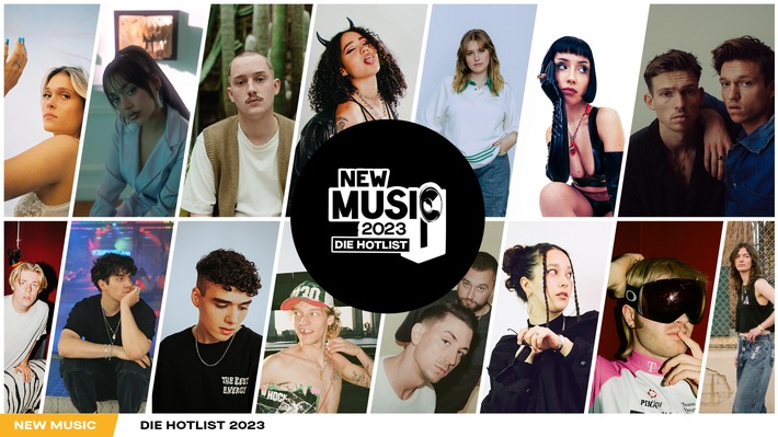 &quot;New Music 2023&quot; Hotlist: ARD und Deutschlandfunk Nova präsentieren die künftigen Musikstars