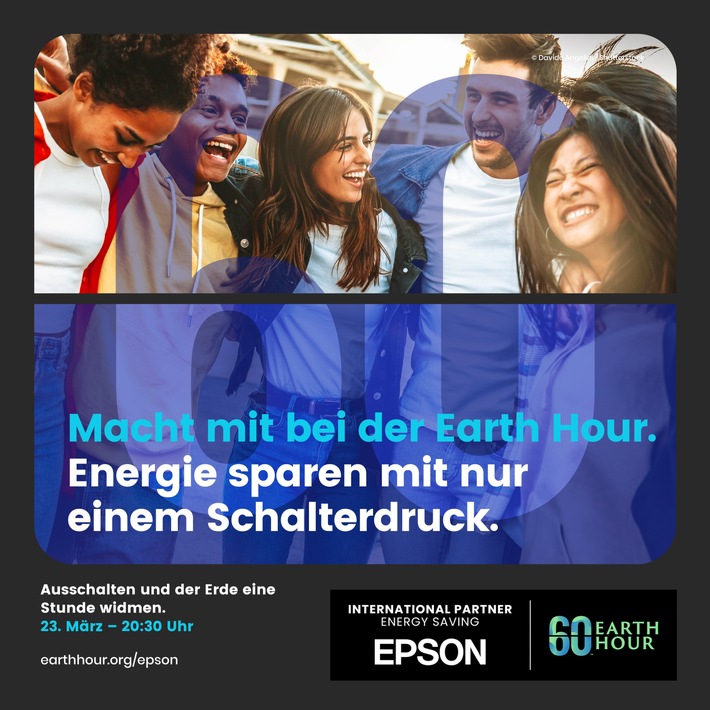 Epson beteiligt sich an der &quot;Earth Hour 2024&quot; zur Unterstützung globaler Umweltmaßnahmen
