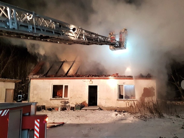 POL-HST: Brand eines Einfamilienhauses in Ahrendsee