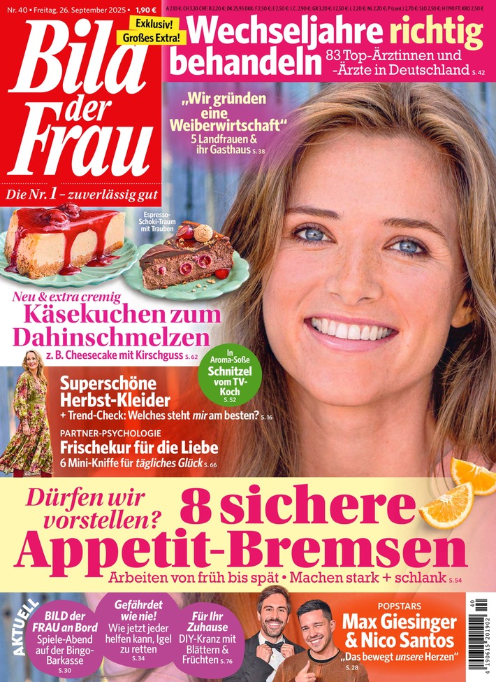 Im Einsatz für Frauengesundheit: BILD der FRAU veröffentlicht erste unabhängige Ärzteliste für die Wechseljahre