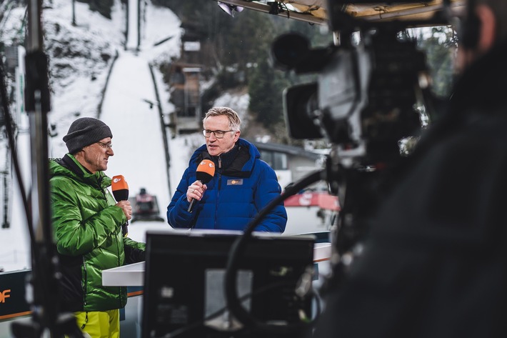 "sportstudio live" im ZDF mit Neujahrsspringen der Vierschanzentournee