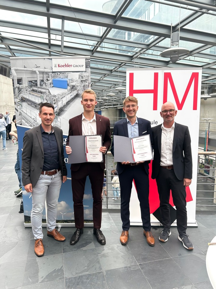 Koehler Paper Award 2025: Auszeichnung für herausragende Leistungen in Verfahrenstechnik und Papiertechnologie