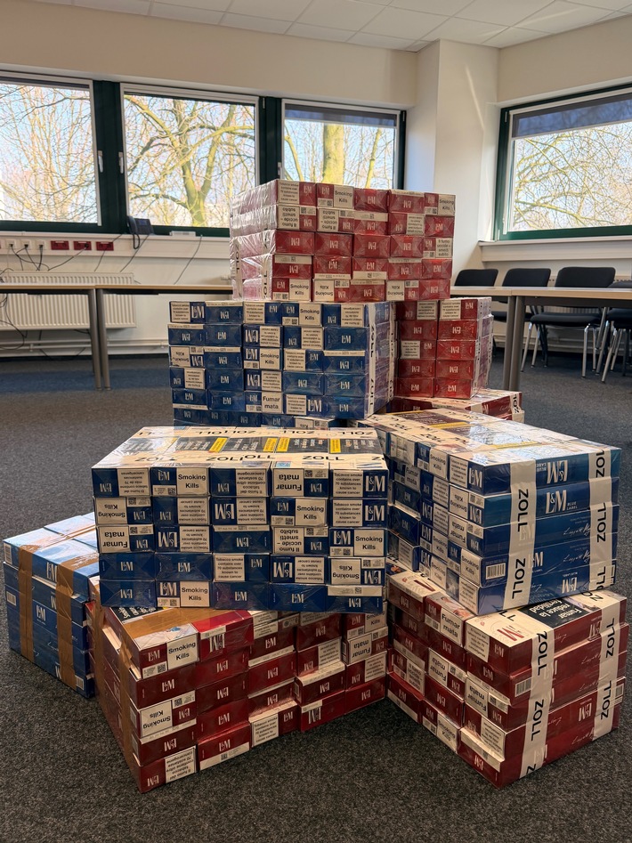 HZA-HH: Versteck an Bord: Hamburger Zoll stoppt Zigarettenschmuggel