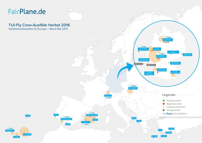 EuGH stärkt die Fluggastrechte: Der &quot;wilde Streik&quot; bei TUIfly enthebt die Fluggesellschaft nicht von Entschädigungszahlungen