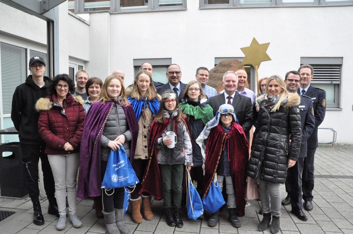 POL-PPWP: Sternsinger besuchen das Polizeipräsidium Westpfalz