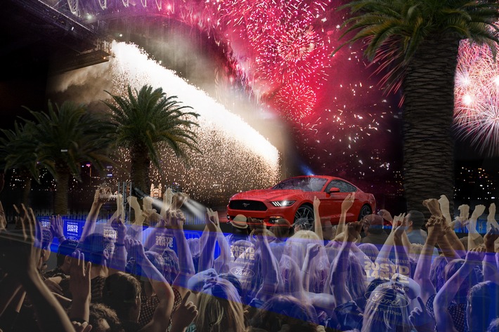 Neuer Ford Mustang: Großer Auftritt bei der spektakulären Silvester-Party in Sydney (FOTO)