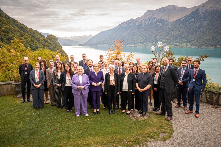 Regierungsrat Schädler beim Fachaustausch der Sozial- und Gesundheitsminister in Brienz