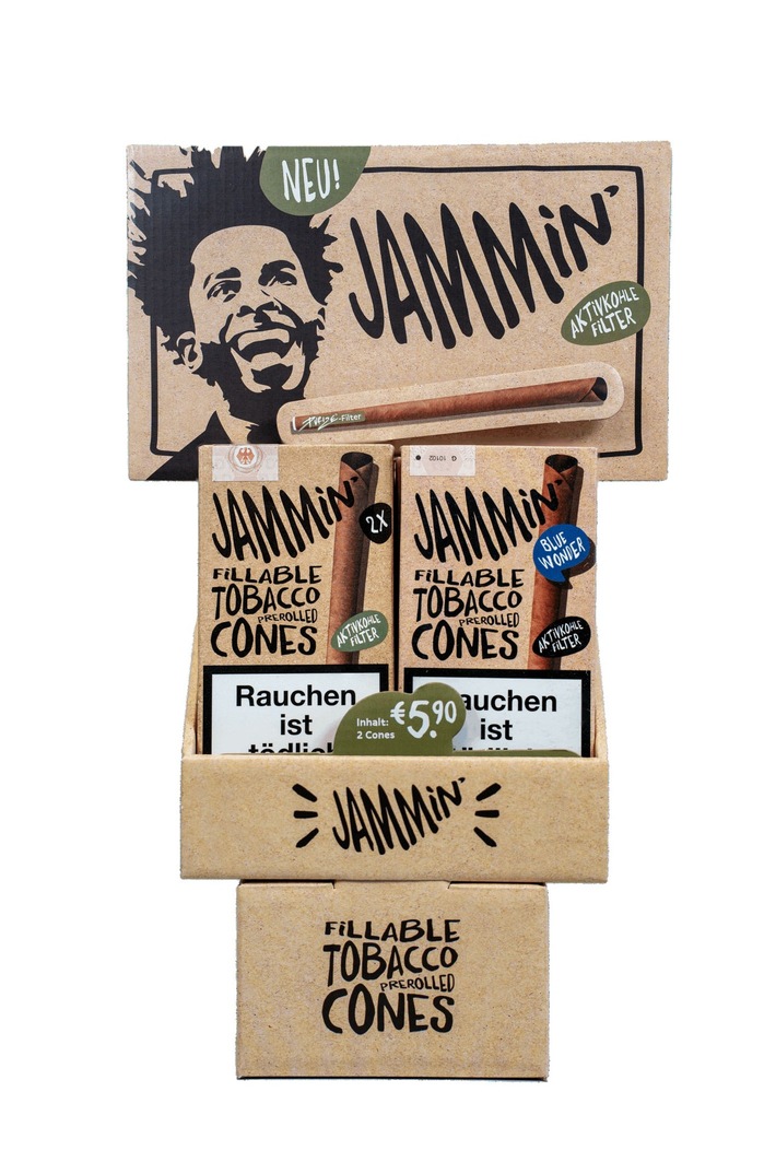 Jammin‘ Tobacco Cones mit Naturdeckblatt – eine echte Ansage
