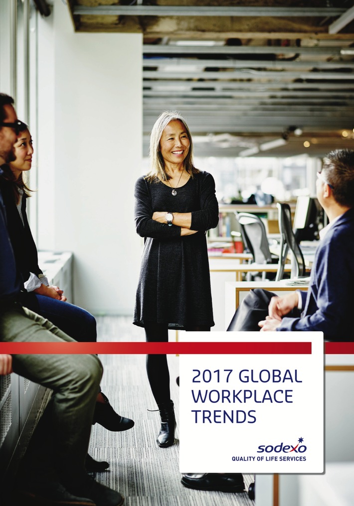 Sodexo präsentiert Trends, die 2017 die globale Arbeitswelt prägen