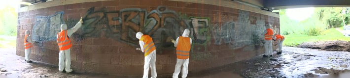 POL-KA: (PF) Pforzheim - Einsatz des Anti-Graffiti-Mobils im Stadtgebiet