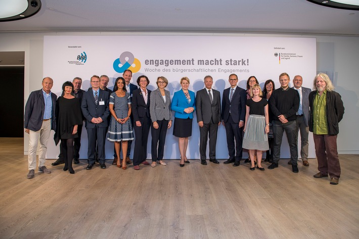 "Engagement leben - Sinn geben" / Die 14. Woche des bürgerschaftlichen Engagements ist eröffnet