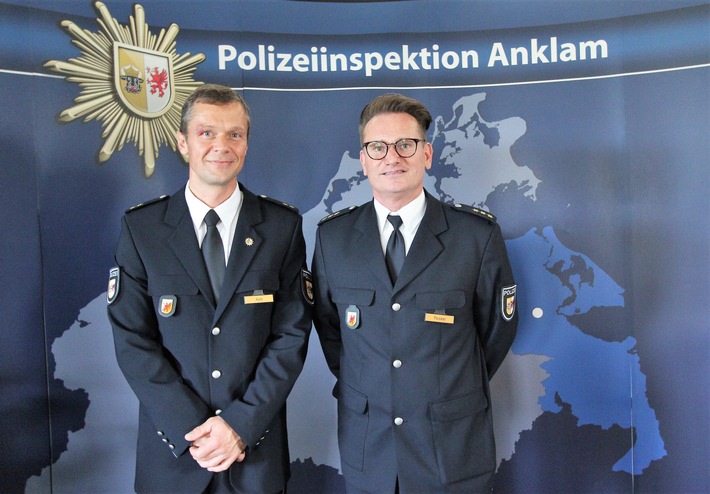 POL-NB: Akribisch und ruhig: Neues Führungsduo in der Polizeiinspektion Anklam