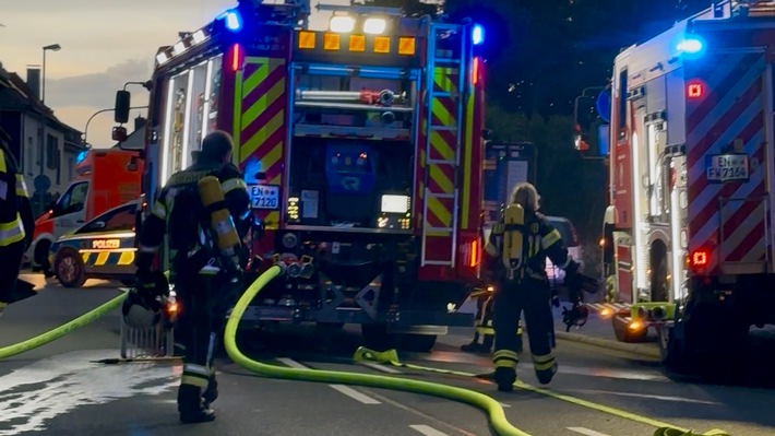 FW-EN: Brand in Gebäude in Niedersprockhövel