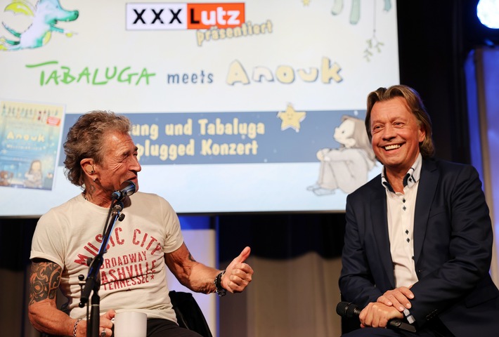 XXXL-Momente für die Ewigkeit: Hendrikje Balsmeyer, Peter Maffay und Band begeistern beim XXXLutz Charity-Event in Frankfurt