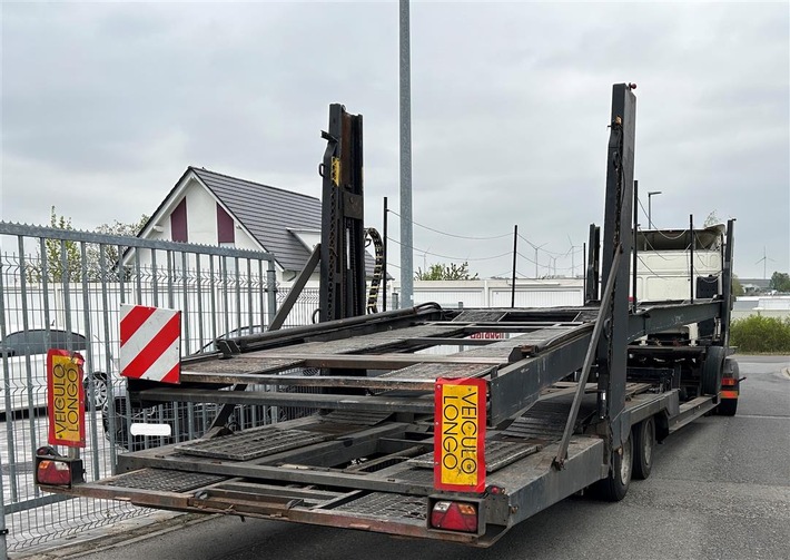 POL-VDMZ: Zwei schrottreife LKW aus dem Verkehr gezogen