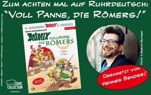 Ruhrpott im Asterix-Rausch: Am 8. Mai erscheint der 8. Ruhrdeutsch-Band im Revier!