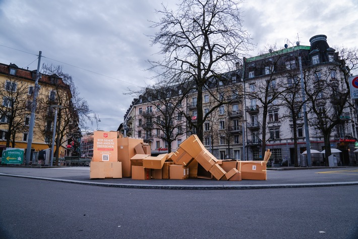 Heilsarmee und thjnk setzen ein kreatives Zeichen gegen Obdachlosigkeit