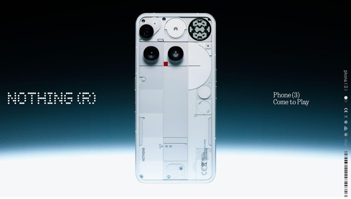 Nothing präsentiert Phone (3): Ein echtes Flaggschiff für neue kreative Freiheit & exklusives Angebot bei Sunrise