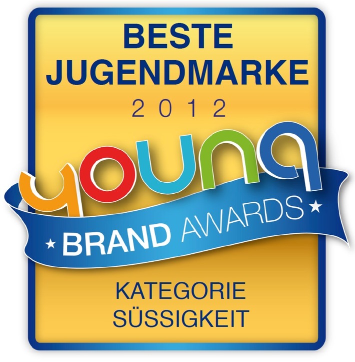 YoungBrandAwards 2012 / HARIBO ist die "Beste Süßigkeit" bei deutschen Jugendlichen und jungen Erwachsenen! (BILD)