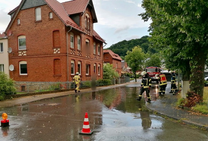 FW-PB: Starkregen in der Gemeinde Altenbeken