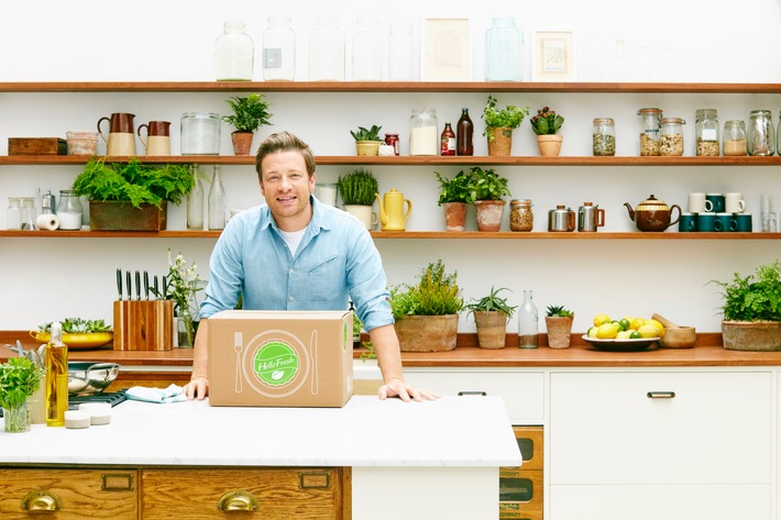 HelloFresh und Jamie Oliver kooperieren: Selbst kochen wird ab Januar noch einfacher und leckerer