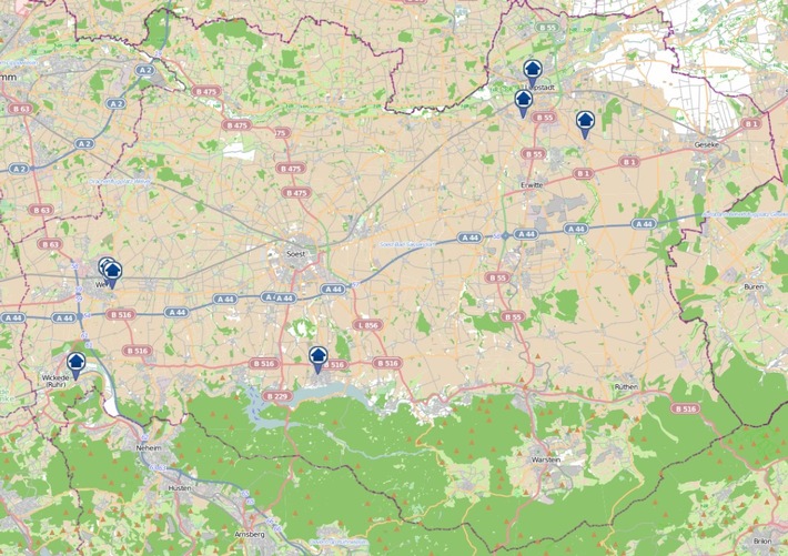 POL-SO: Kreis Soest - Wohnungseinbruchradar