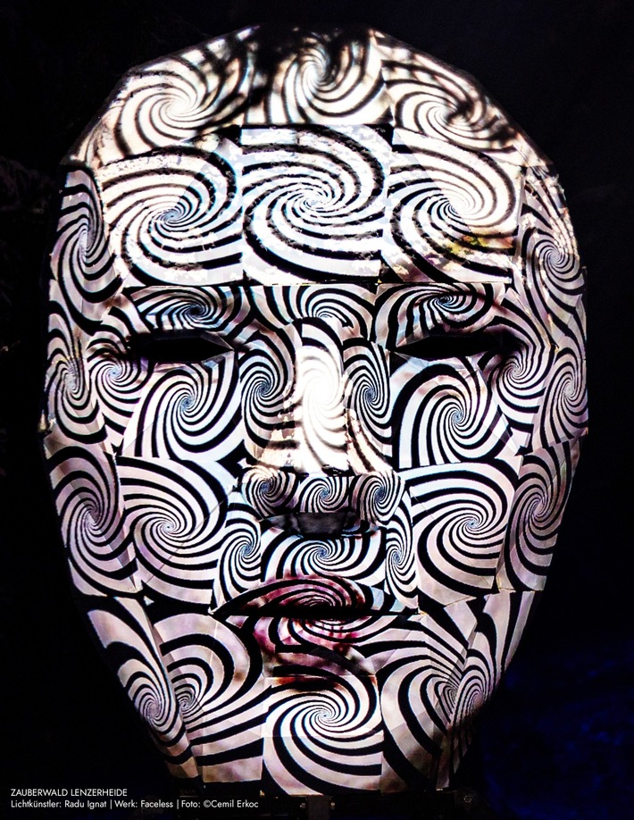 Lichtinstallationen in Aarau zur Winterzeit