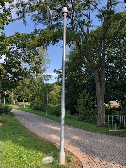 POL-PDPS: Sachbeschädigung an mehrere Straßenlaternen - hoher Vandalismusschaden