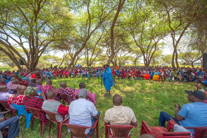 1.000 Massai stimmen für ein neues Schutzgebiet in Kenia