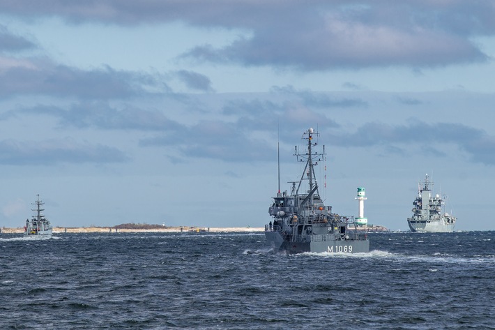 Deutsche Marine startet nationale Verbandsübung in der Ostsee