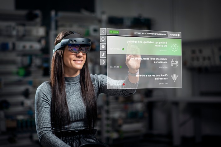 ŠKODA AUTO testet Augmented-Reality-Brillen zur Maschinenwartung und für technische Schulungen