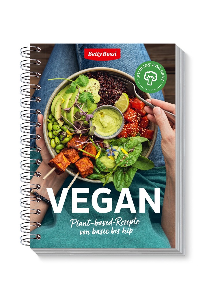 Erstes veganes Kochbuch der Schweiz mit Betty Bossi Gelinggarantie