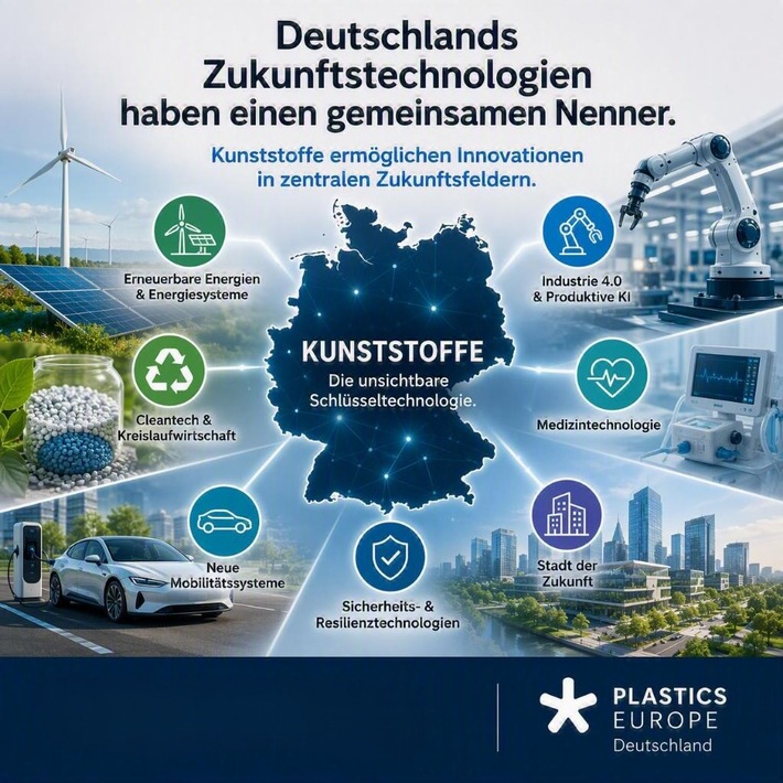 Kunststoffbranche zeigt Zukunftspotenzial auf Konferenz in Berlin / Material-Innovationen für die Hightech-Agenda Deutschland / Bessere Rahmenbedingungen zur Vermarktung von Innovationen nötig
