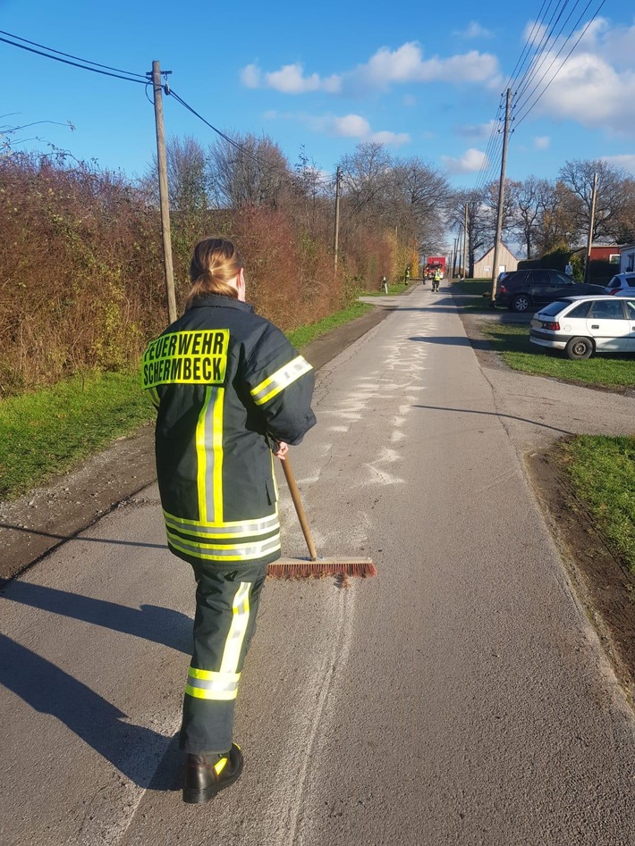 FW-Schermbeck: FW Schermbeck rückt für Olspur aus