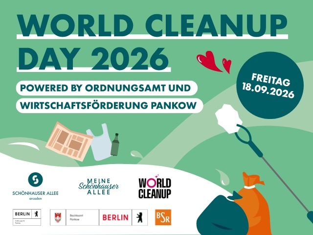 Presse-Einladung: World Cleanup Day an der Schönhauser Allee am 18. September