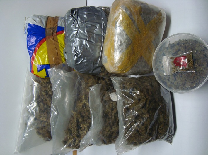 POL-H: Polizei stellt 5,9 Kilogramm Marihuana sicher