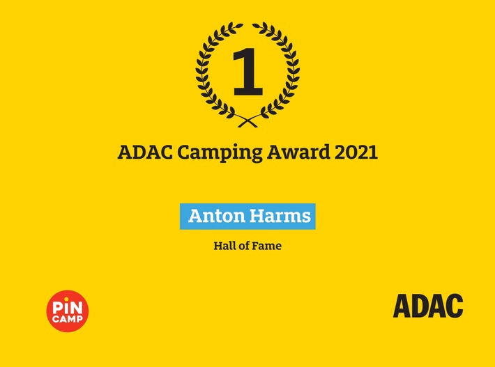 ADAC Camping Awards 2021: Preisträger kommen aus Portugal, Frankreich, Österreich und Kroatien/ Ehemaliger BVCD-Präsident Anton Harms in der Hall of Fame
