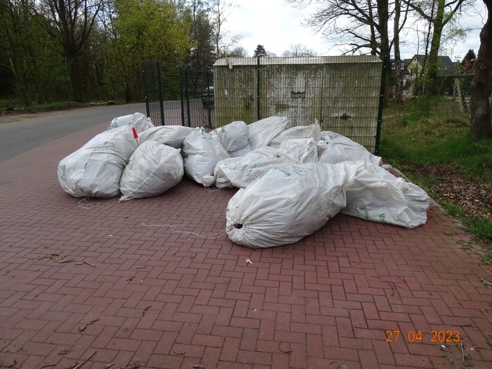POL-RZ: Unzulässige Ablagerung von Müllsäcken