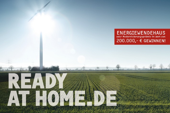 STIEBEL ELTRON startet Kampagne &quot;Ready at Home&quot; / Gewinnspiel: Energiewendehaus oder 200.000 Euro gewinnen (BILD)