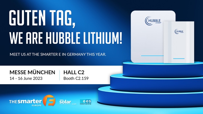 Hubble Lithium, the #1 Energy Storage Solutions provider in South Africa, set their sites on global expansion at The Smarter E 2023
