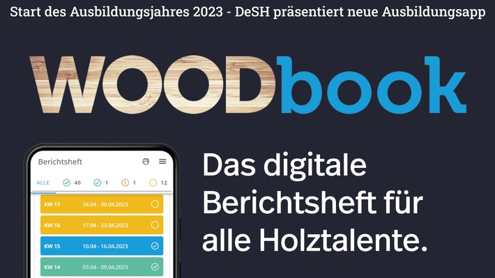 DeSH startet Ausbildungsapp WOODbook