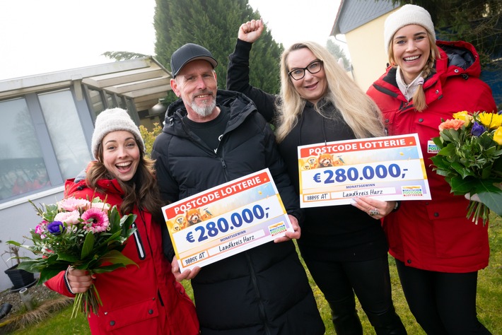 Großes Hurra im Landkreis Harz: Postcode Lotterie verteilt 1,4 Millionen Euro an Gewinnergruppe