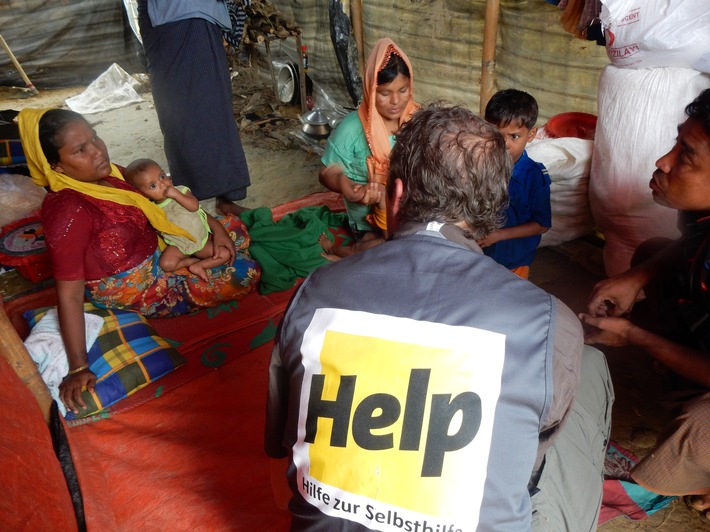 Flüchtlingshilfe Bangladesch - Help unterstützt notleidende Rohingya-Familien