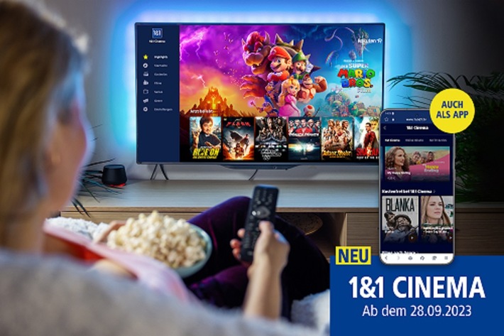 1&1 startet mit neuem kostenlosen Video-on-Demand-Dienst 1&1 Cinema