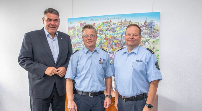 POL-UN: Kreis Unna - Polizeidirektor Leonard Sostmann ist neuer Leiter der Direktion Gefahrenabwehr/Einsatz