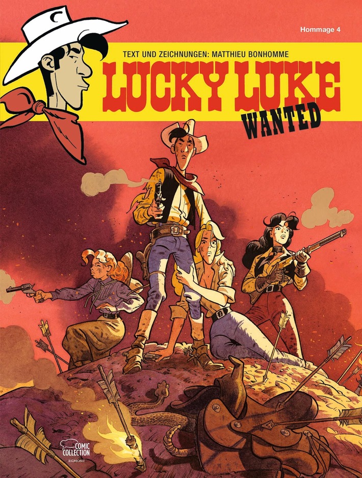 WANTED! Alle wollen Lucky Luke: Die neue Hommage von Matthieu Bonhomme erscheint