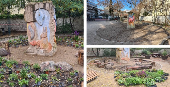 Reinickendorf: Grundschule setzt auf naturnahen Erlebnisraum im Pausenhof