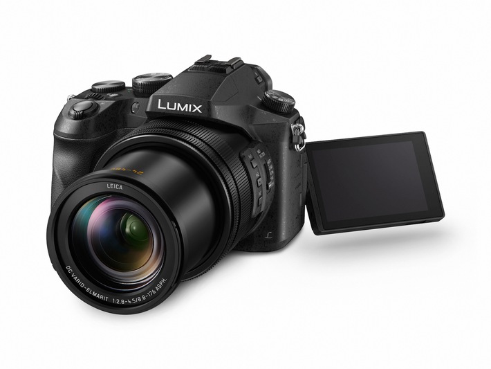 LUMIX FZ2000 - Neue Foto/Video-Hybrid-Bridgekamera der Spitzenklasse / Top-Bridge-Modell mit LEICA 20fach-Zoom, großem 1-Zoll-Sensor und zahlreichen professionellen 4K und Full HD Video-Optionen